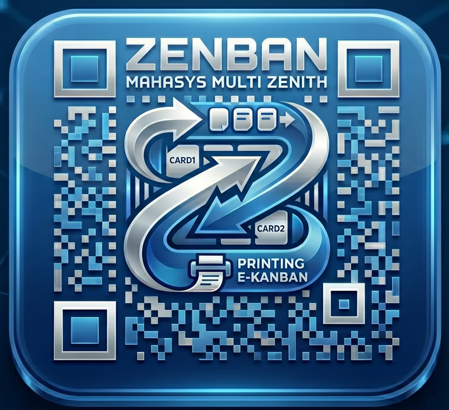 Zenban Kanban System main window